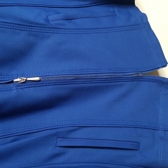 White House Black Market Blue Blazer AS IS 14 - Picture 3 of 6